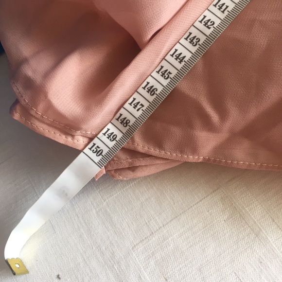 JJ’S HOUSE womens 16 special occasion formal dress dusty pink pockets NEW - Picture 15 of 15